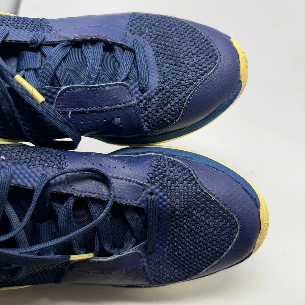 Nike Basketball Shoes Mens 9.5 Ja 1 Midnight Series Navy Yellow EUC FQ4796-402